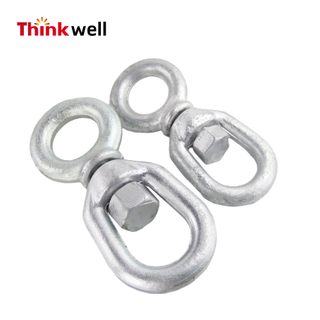 Hardware per rigging Anello girevole G401 forgiato con placcatura in zinco